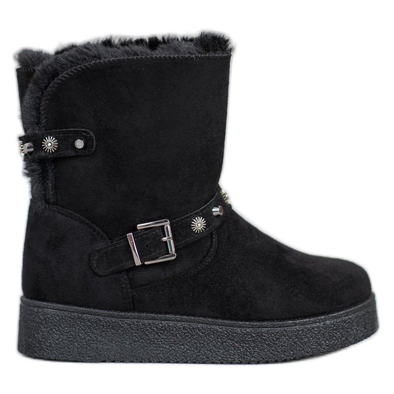 SHELOVET Mukluki mit Jets schwarz