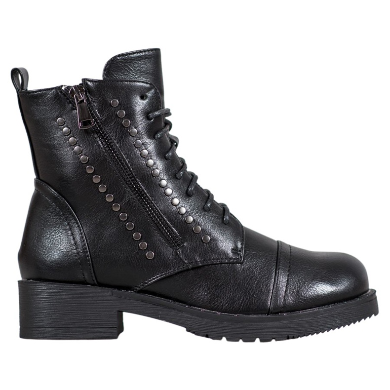 J. Star Warme Arbeiter mit Strasssteinen schwarz