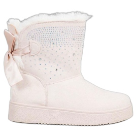 SHELOVET Mukluki mit Kristallen braun