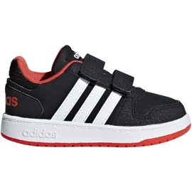 Adidas Hoops 2.0 Cmf I Jr B75965 schwarz