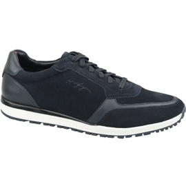 Schuhe Tommy Hilfiger Premium Suede Runner M FM0FM02551 Cki navy blau