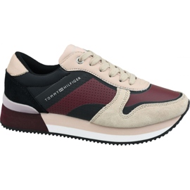 Tommy Hilfiger Active City Sneaker W FW0FW04304 674 Schuhe rot mehrfarbig