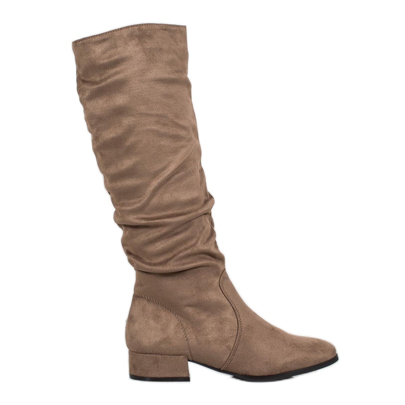 Super Mode Klassische beige Stiefel braun mehrfarbig