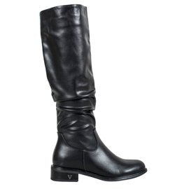 Klassische VINCEZA Stiefel schwarz