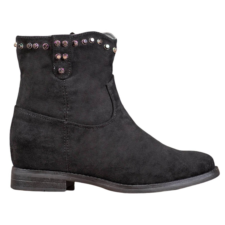 Ideal Shoes Warme Cowboystiefel mit Jets schwarz