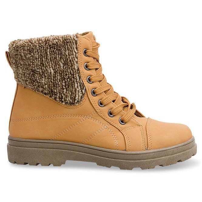 Timber Stiefel mit Schaffell 368 Camel braun