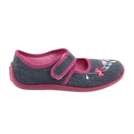 Befado Kinderschuhe 945Y289 navy blau mehrfarbig rosa
