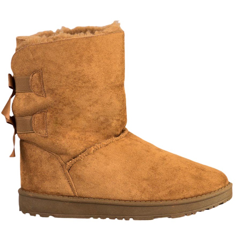 Haver Warme Schneestiefel mit Schleifen braun