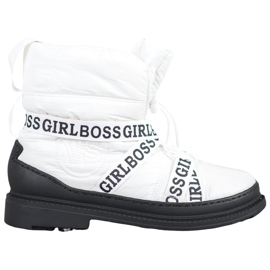 Vices Girl Boss Schneestiefel weiß