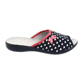 Befado Damenschuhe Herzen pu 254D099 weiß rot marineblau