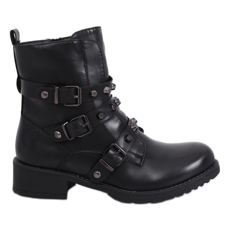 Schwarze Militärstiefel Z195 Schwarz