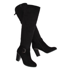 Schwarze High Heels 1105-GG Schwarz