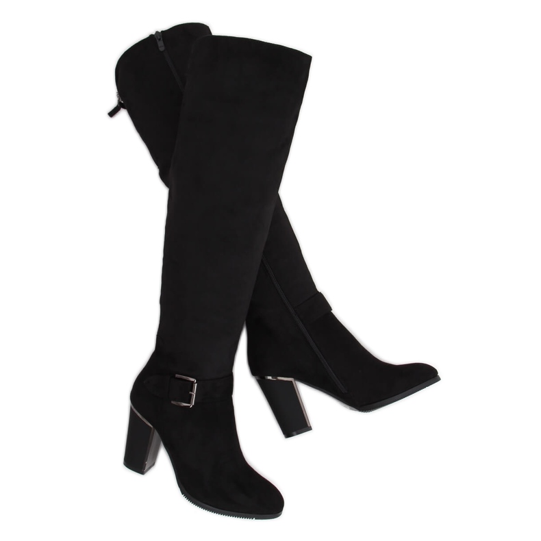 Schwarze High Heels 1105-GG Schwarz