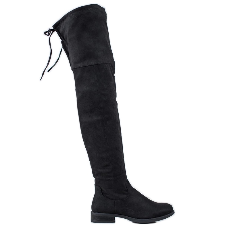 SHELOVET Bequeme Overknee-Stiefel schwarz