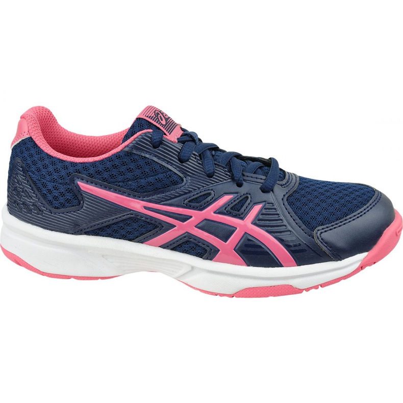 Asics Upcourt 3 W 1072A012-407 Volleyballschuhe gelb navy blau