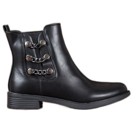 SHELOVET Elegante Chelsea-Boots schwarz