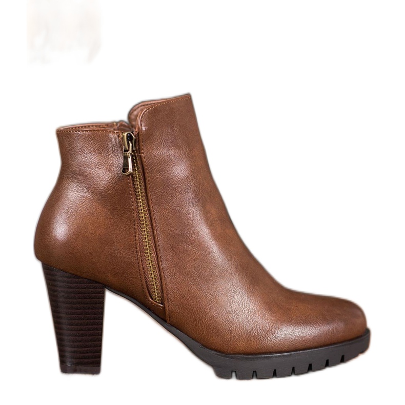 Anesia Paris Elegante Stiefel aus Ökoleder braun