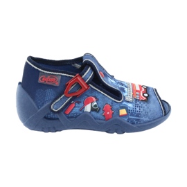 Befado Kinderschuhe 217P101 rot marineblau blau