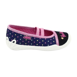 Befado Kinderschuhe 116X255 marineblau rosa