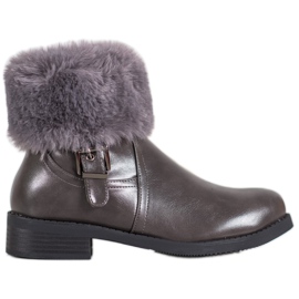 SHELOVET Arbeiter mit Pelz grau