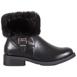 SHELOVET Arbeiter mit Pelz schwarz