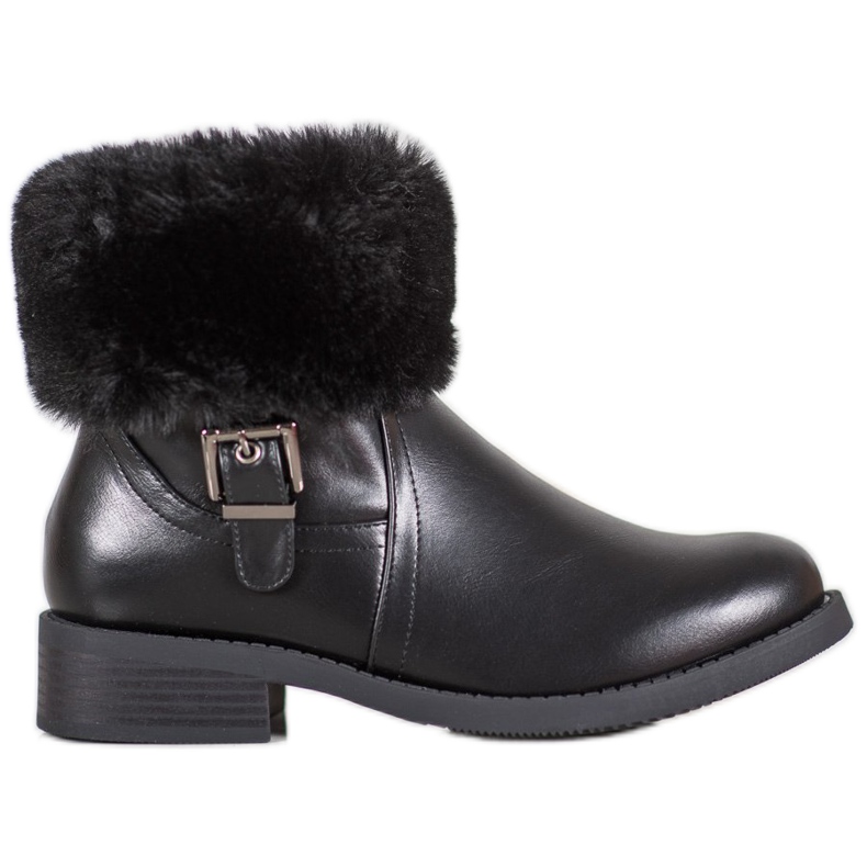 SHELOVET Arbeiter mit Pelz schwarz