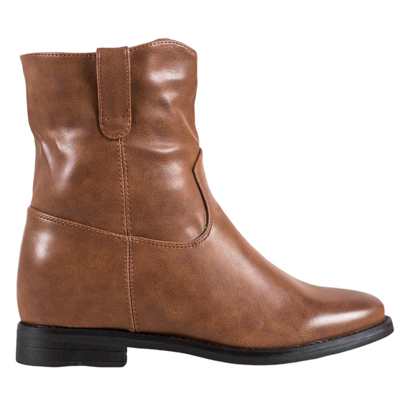 Ideal Shoes Cowboystiefel mit Öko-Leder braun