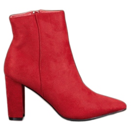 Super Me Sexy Stiefel mit hohen Absätzen rot