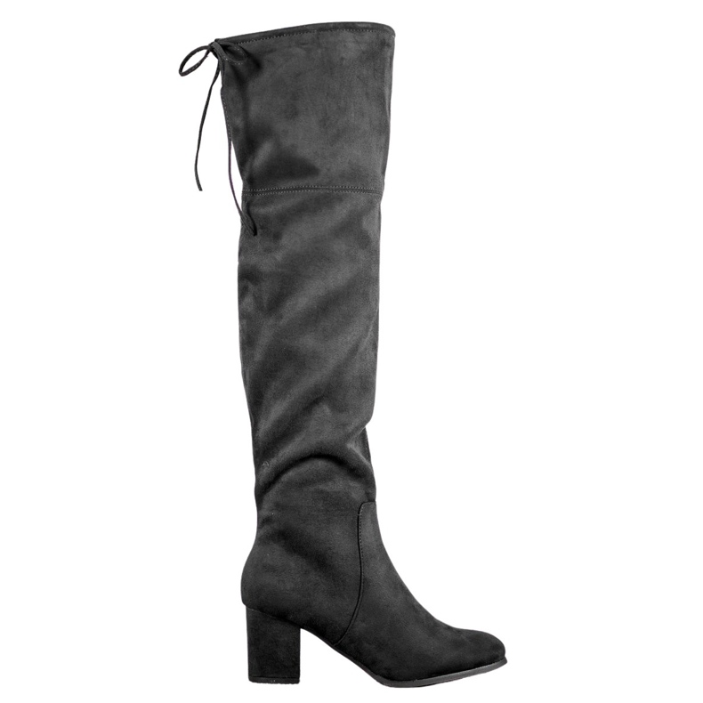 Clowse Elegante Wildlederstiefel schwarz