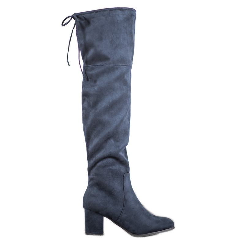 Clowse Elegante Wildlederstiefel blau