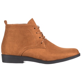 Goodin Bequeme Wildlederstiefel braun