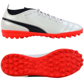 Puma One 17.4 Tt M 104078 01 Fußballschuhe weiß weiß