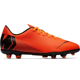 Nike Mercurial Vapor 12 Club Mg Jr AH7350-810 Fußballschuhe orange orange