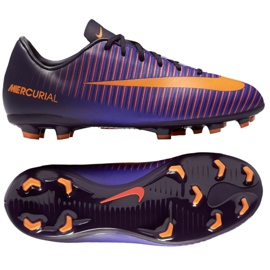 Nike Mercurial Vapor Xi Fg Jr 831945-585 Fußballschuhe violett violett