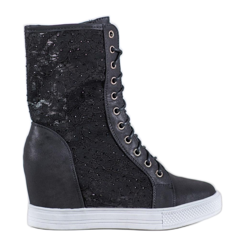 Seastar Durchbrochene Stiefel schwarz