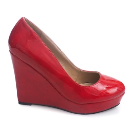 Lackierte Pumps On Wedge 2011-23 Rot