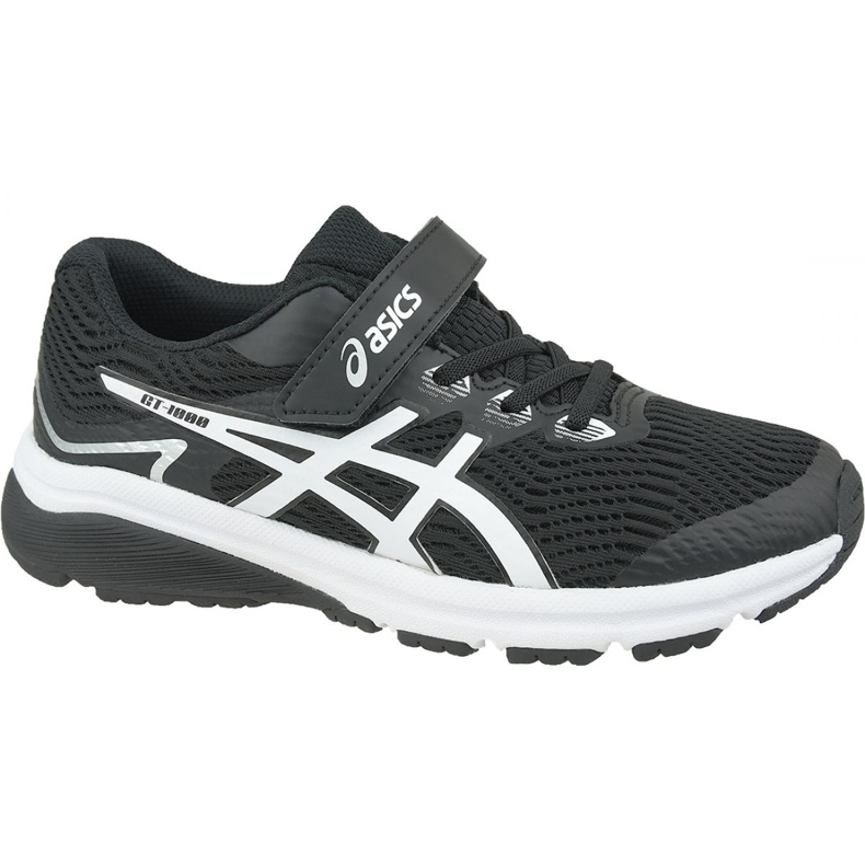 Laufschuhe Asics GT-1000 8 Ps Jr 1014A067-001 weiß schwarz
