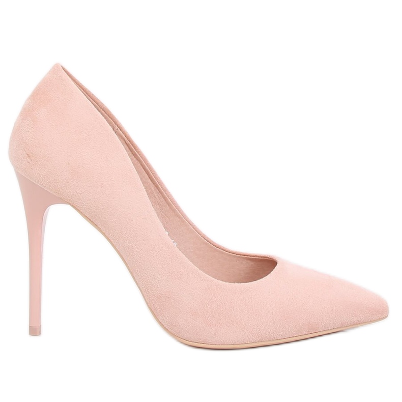 Pumps auf Wildleder rosa LE07P Pink