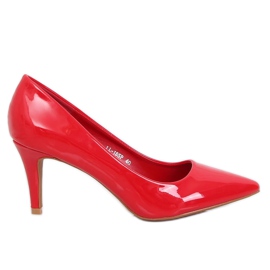 Rot lackierte Damen High Heels LL-185P Rot