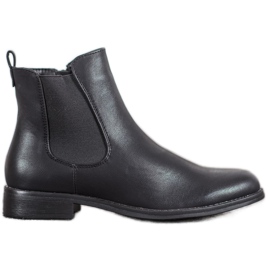 J. Star Chelsea-Boots am Reißverschluss schwarz