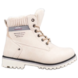 SHELOVET Trapper mit Reißverschluss braun