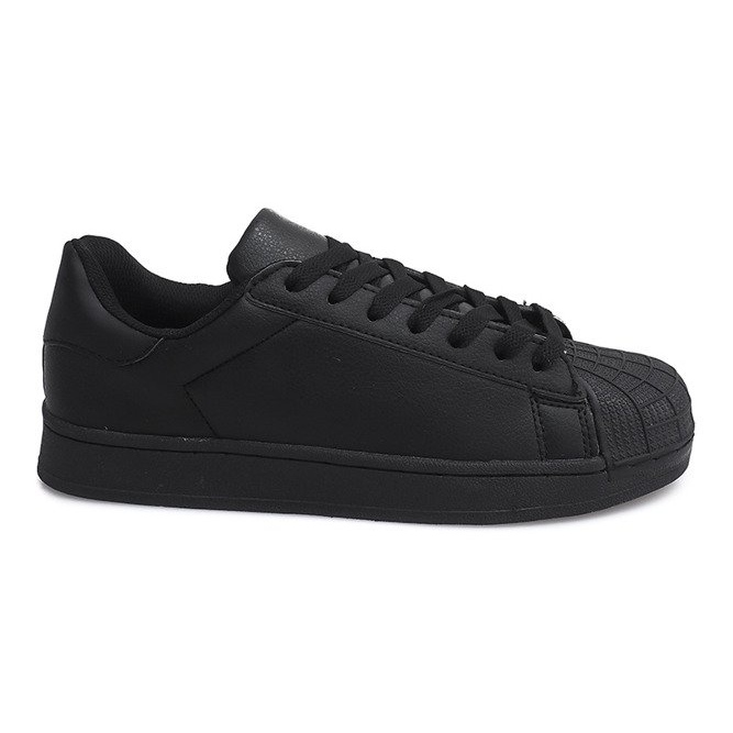 Retro Sneaker Superstar D6806-2 Schwarz