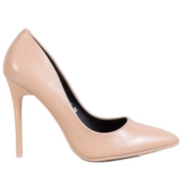 Small Swan Sexy High Heels braun