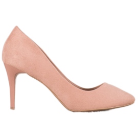 Comer Wildleder-Absätze rosa