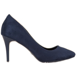 Comer Wildleder-Absätze blau