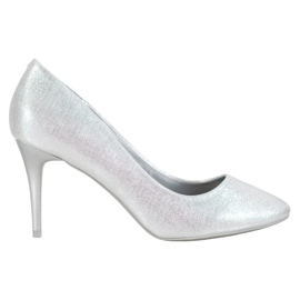 Comer Silber lackierte Pins grau