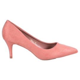 Comer Klassische High Heels rosa gelb