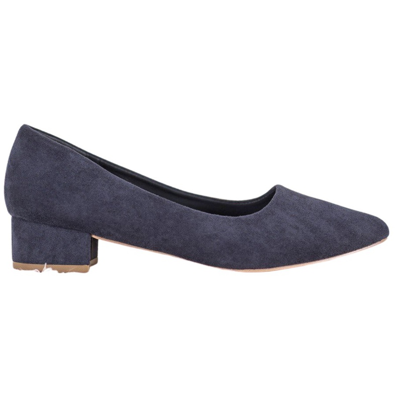 SHELOVET Pumps mit flachem Absatz blau