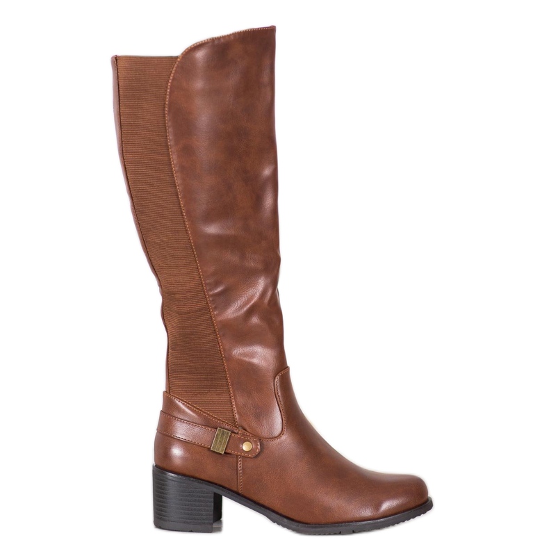 Abloom Elegante Reitstiefel braun