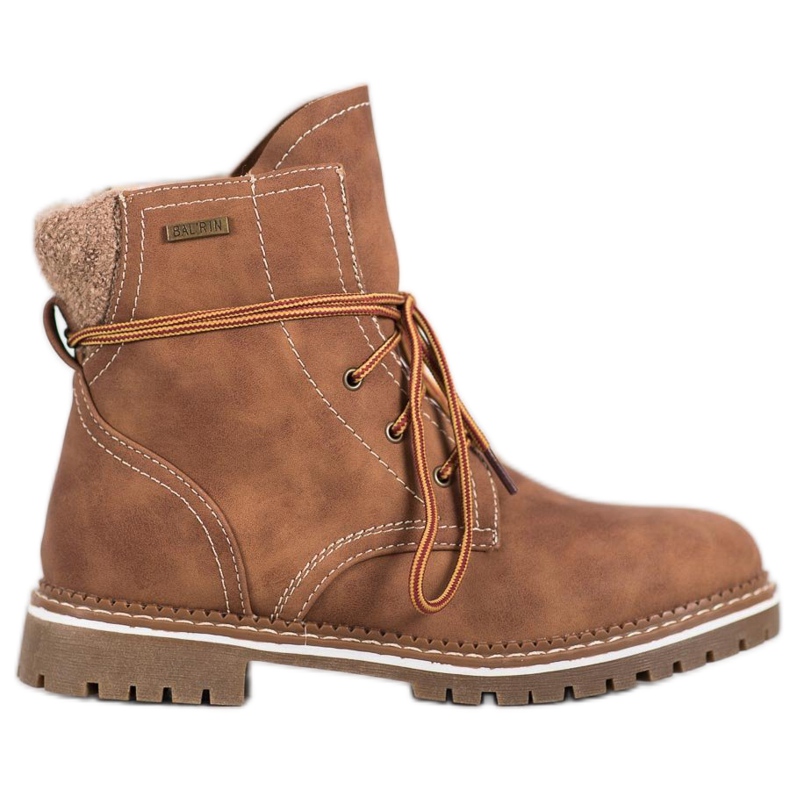 SDS Schnürstiefel mit Isolierung braun